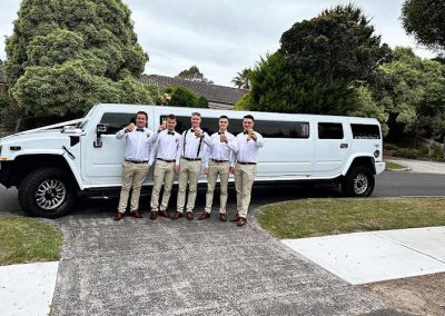 2006 White Hummer - Men Wedding Groom Party