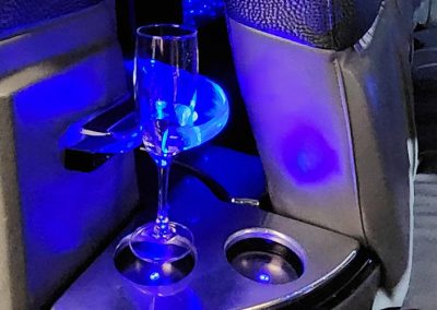 2007 Black Chrysler Limo - Glass Display