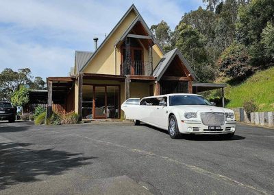 300C White Chrysler - Limo Parked infront of home Event