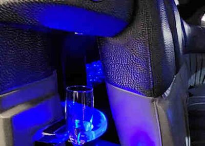 Black Chrysler Limo- Drink pouring