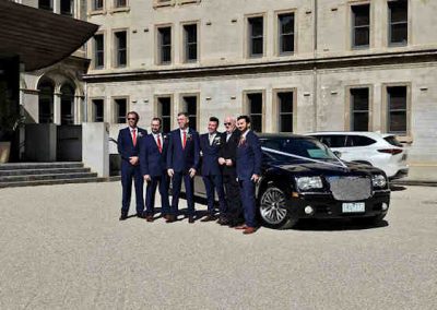 Black Chrysler Limo - Elegant Males