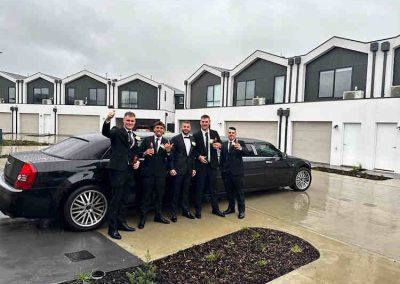 Black Chrysler Limo - Formal Boys