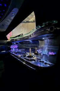 Black Chrysler Limo - Inside 2