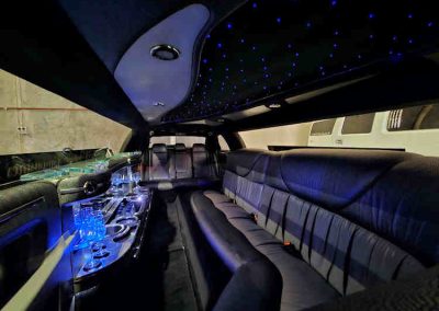 Black Chrysler Limo- Inside view 3