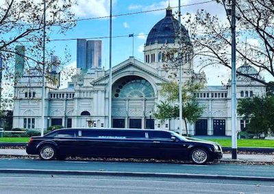 Black Chrysler Limo - Side view
