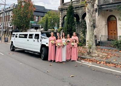 White Hummer Wedding Car Hire