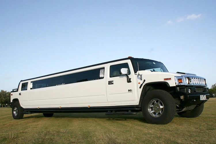 White Stretch Hummer Limousine